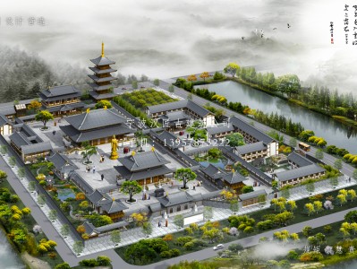 龙岗寺庙建筑总体规划方案